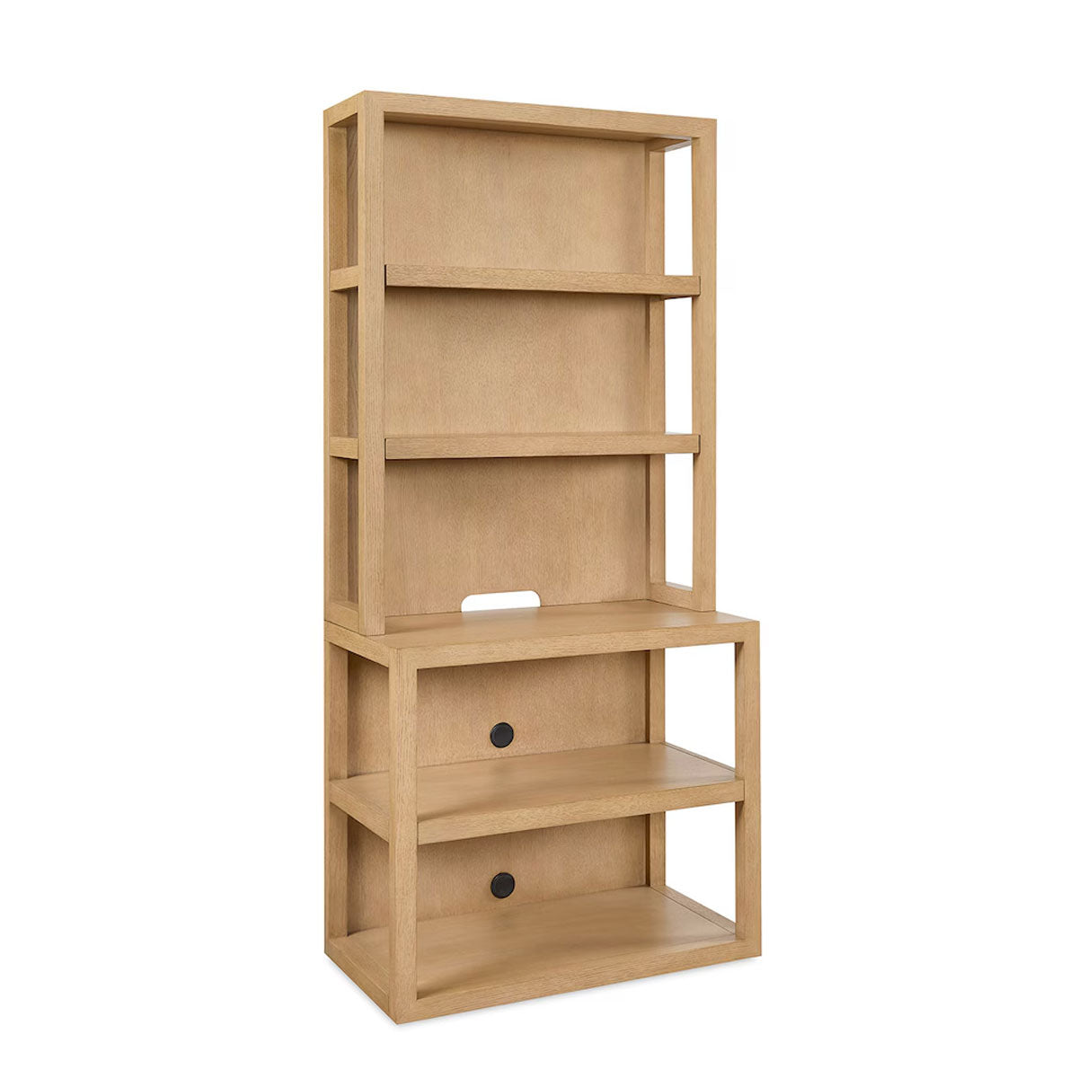 HOMEWORK NAT BOOKCASE W/HUTCH
