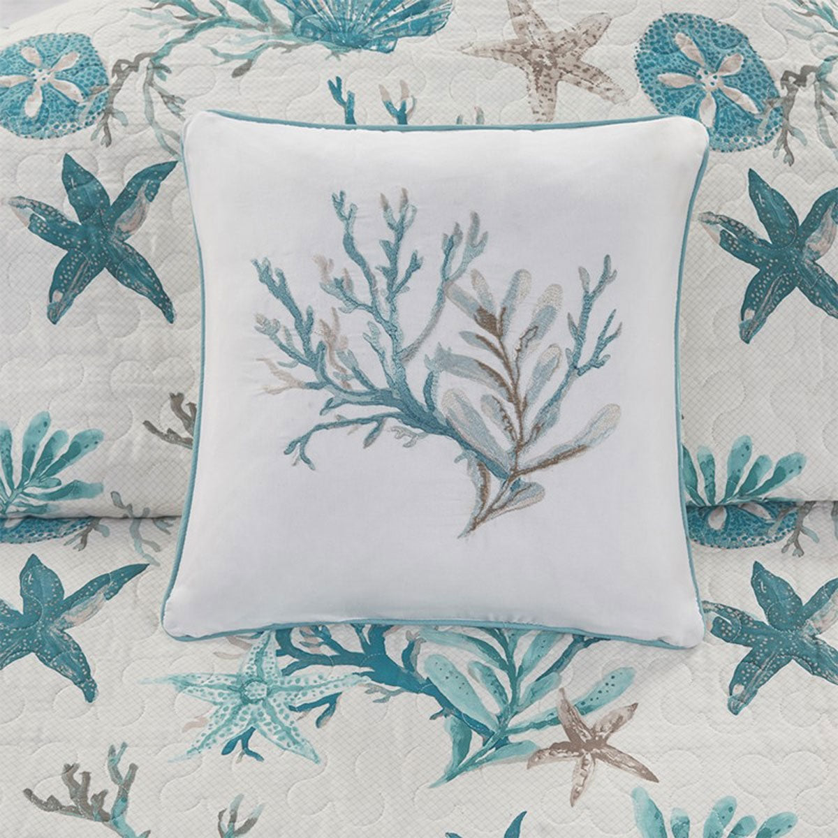 Pble Beach 6pc Queen Quilt Set