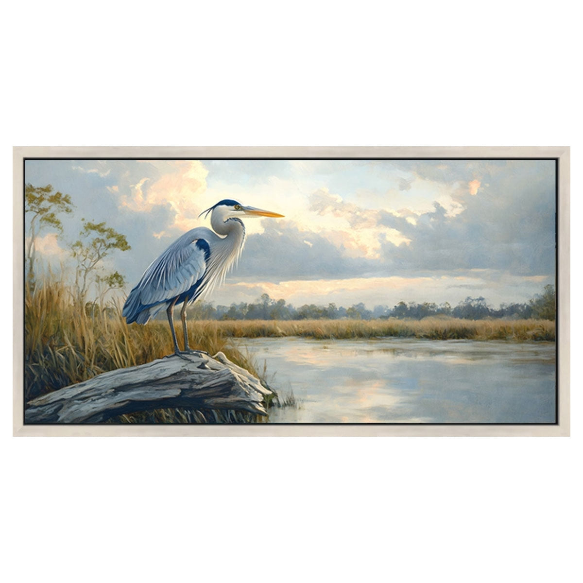 RT FACING BL HERON MARSH SCENE