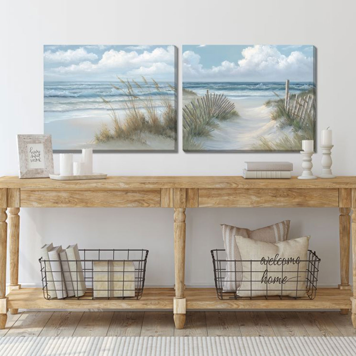 SEA OATS CSTL CANVAS ART