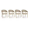 ORCHARD BEACH SET/4 ARM CHRS