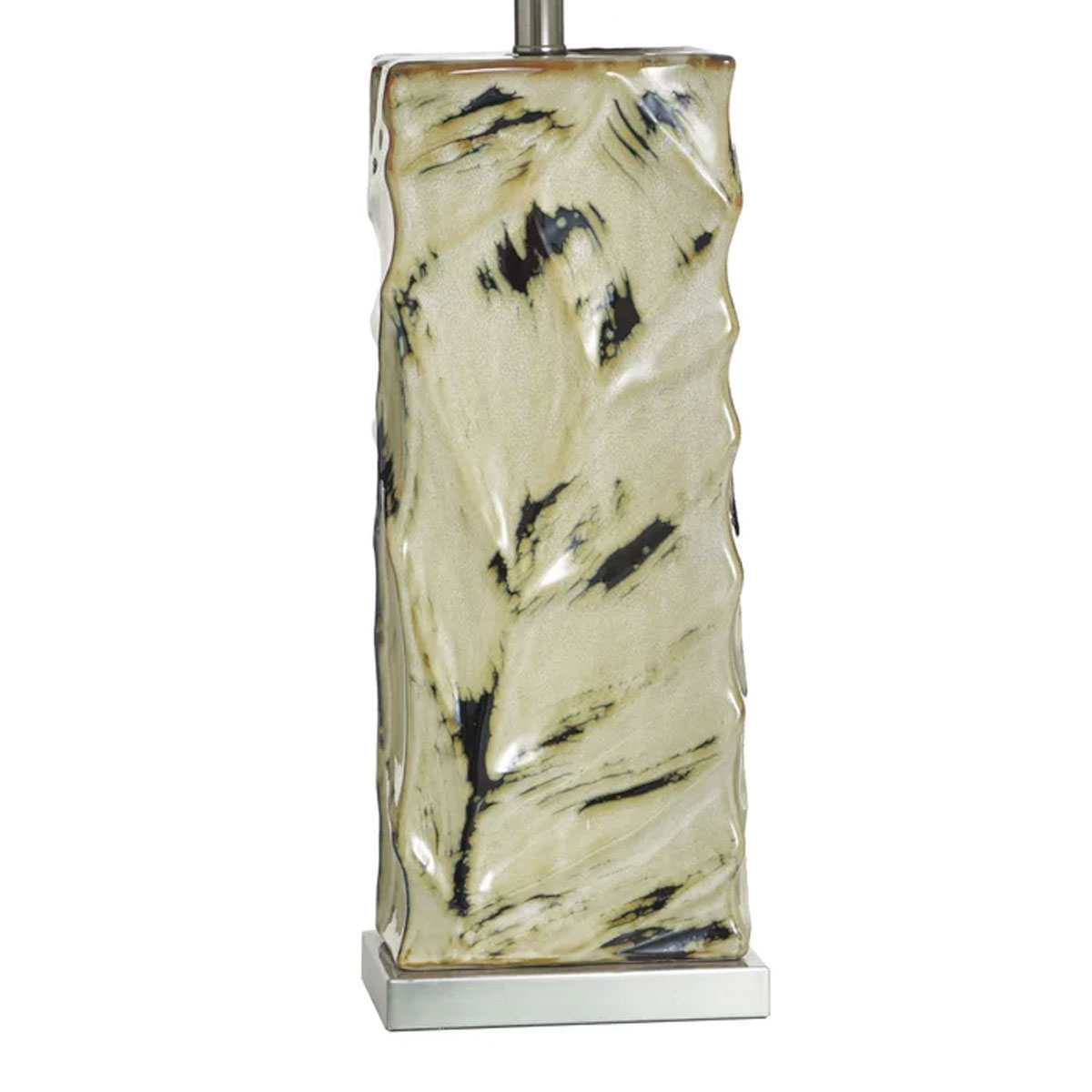 Bali Cream Leaf Cutout Lamp