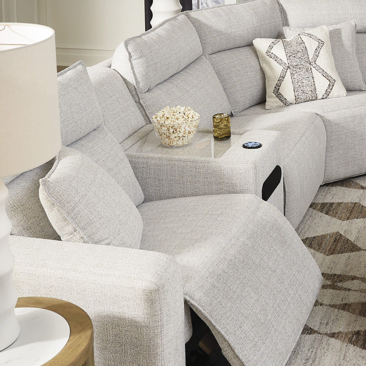 MODMAX II STONE 6PC SECTIONAL