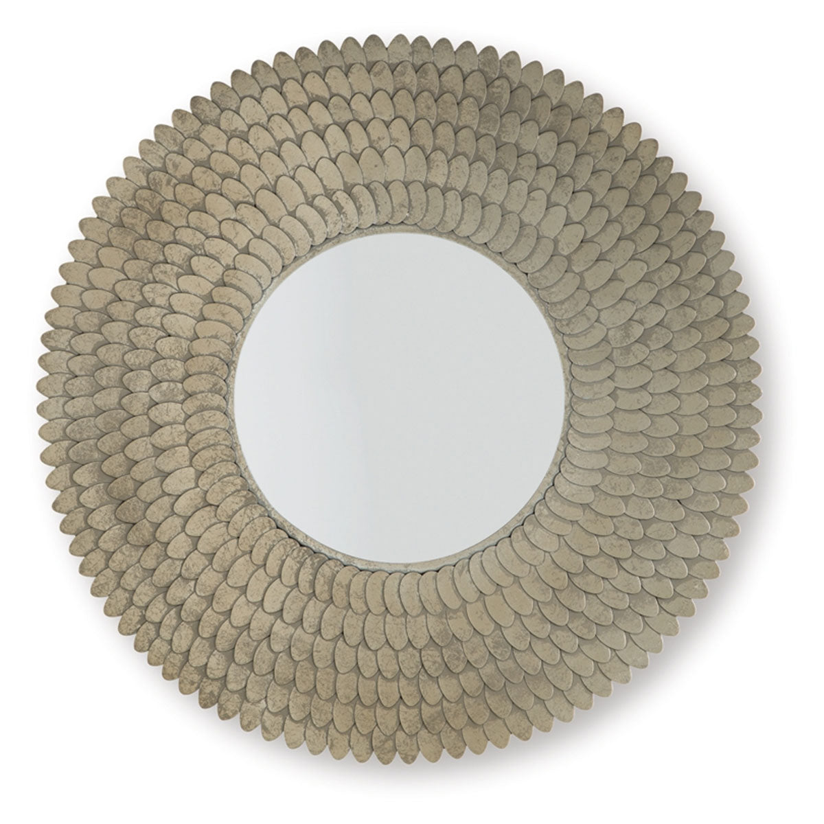 Wrightmund Champgne Round Mirror