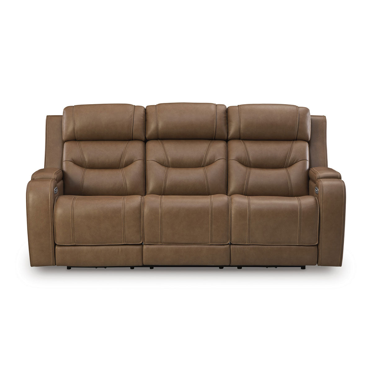 Knightington Sofa With Audio In Caramel