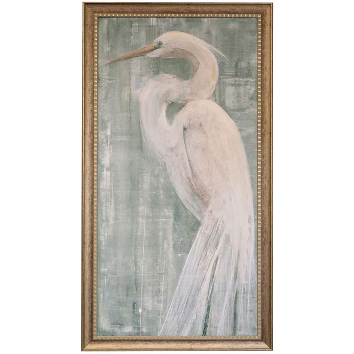 COASTAL EGRET II FRAMED ART