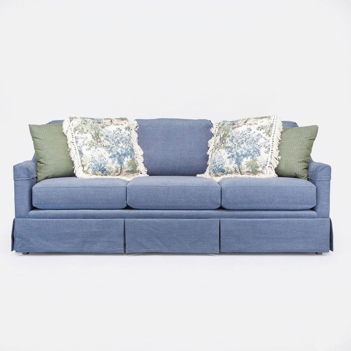 20" Welted Pillow Pair With Fring