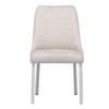 OLIVIA METAL LEGS DINING CHAIR