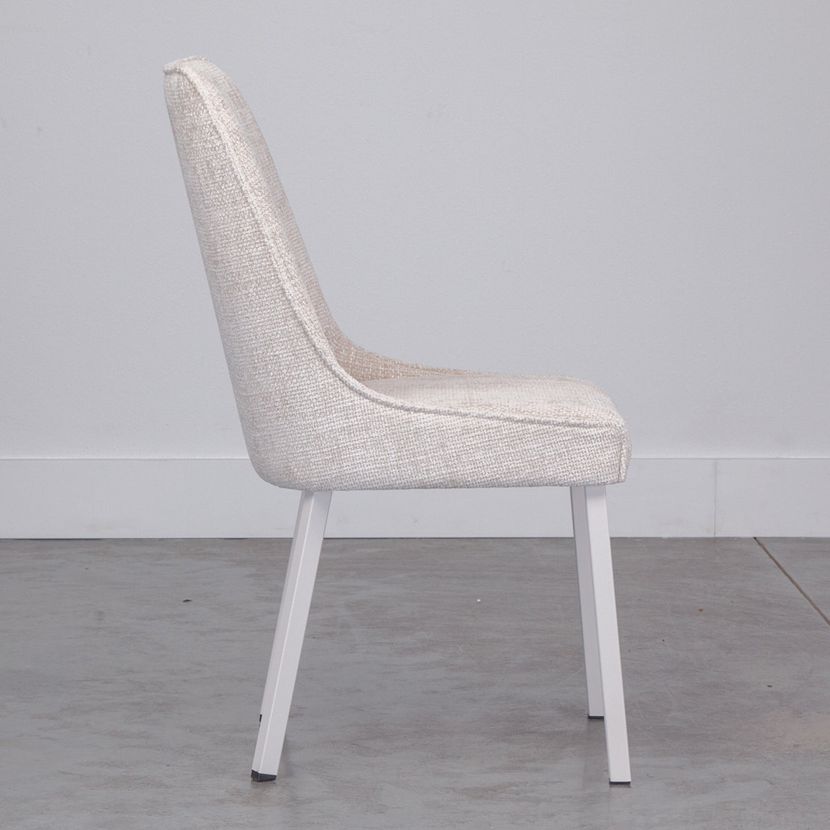OLIVIA METAL LEGS DINING CHAIR