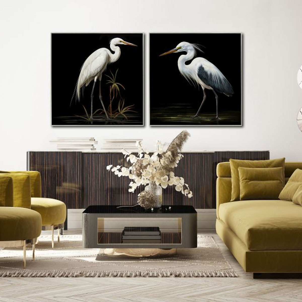 MIDNIGHT HERON II ART