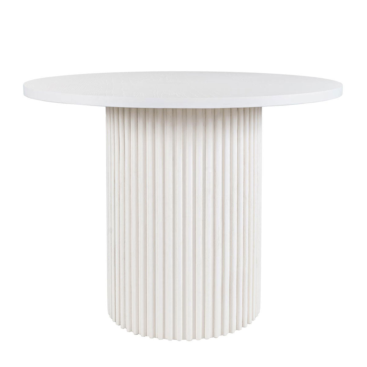 AUDEN 48" WHITE 5PC DINING SET