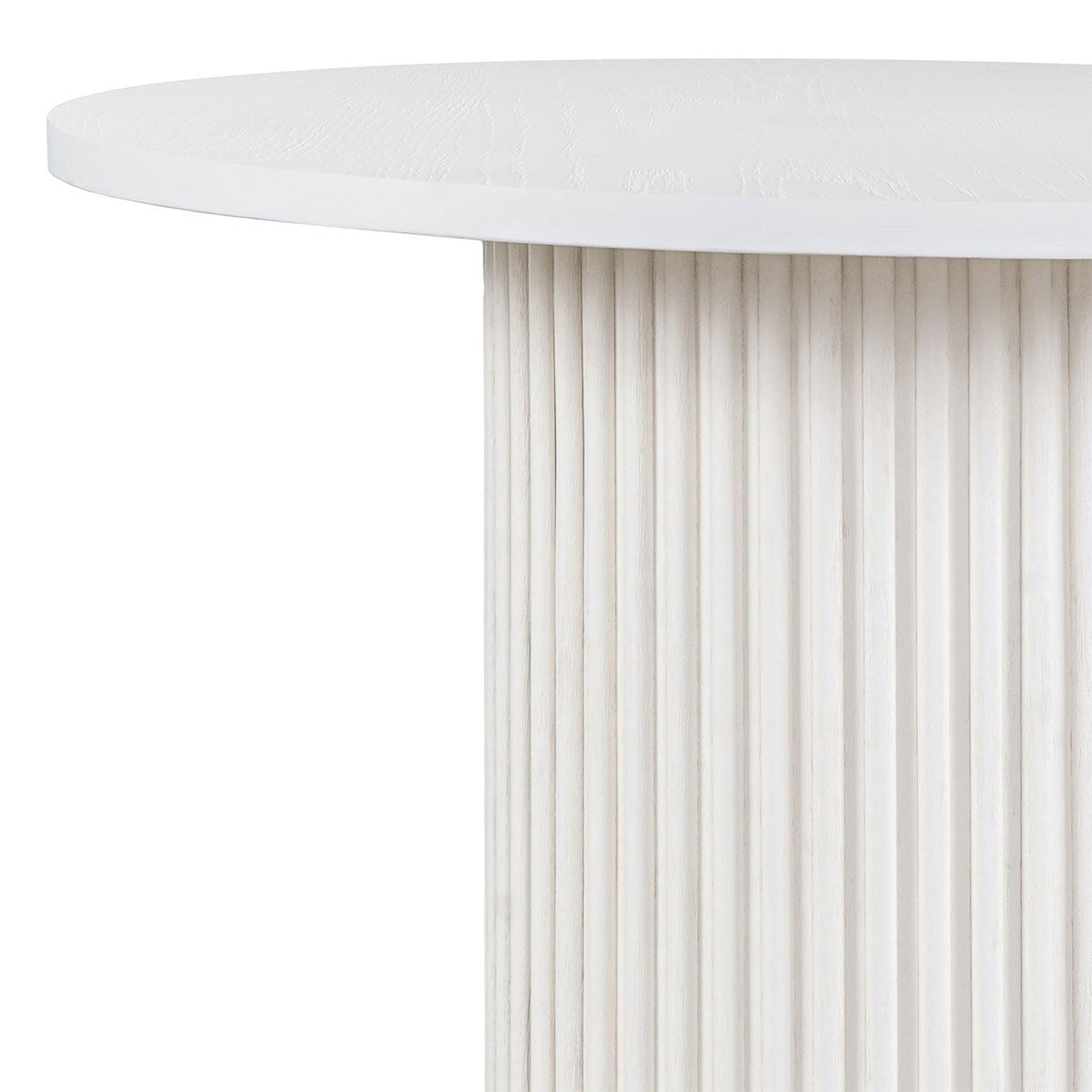 AUDEN 48" WHITE 5PC DINING SET
