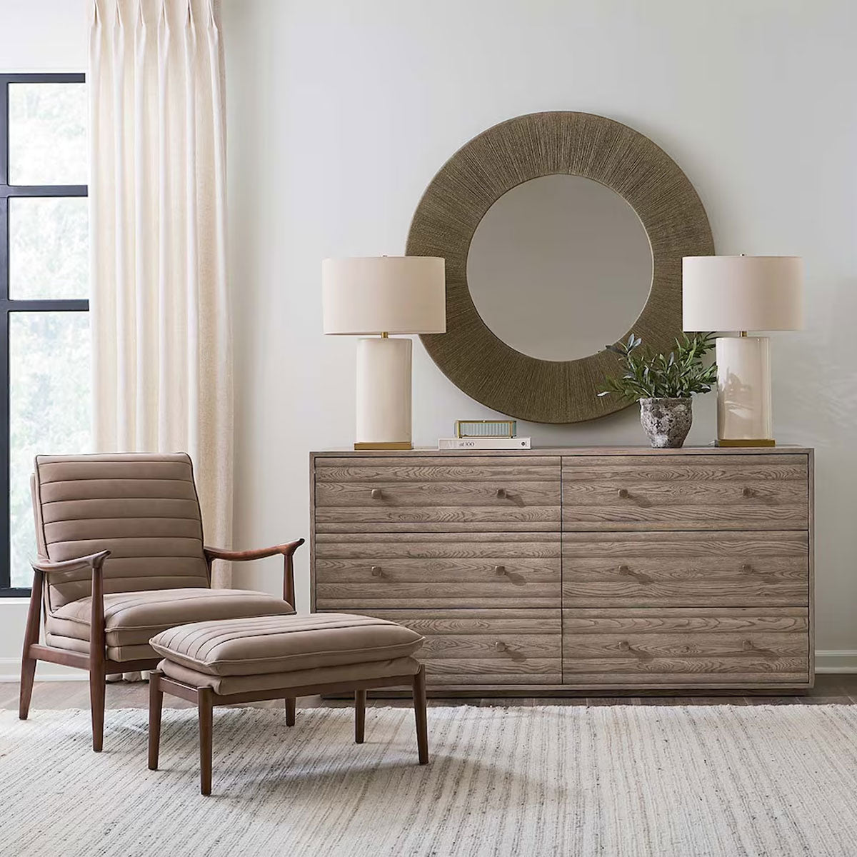 ANDORA WARM GRY DRESSER