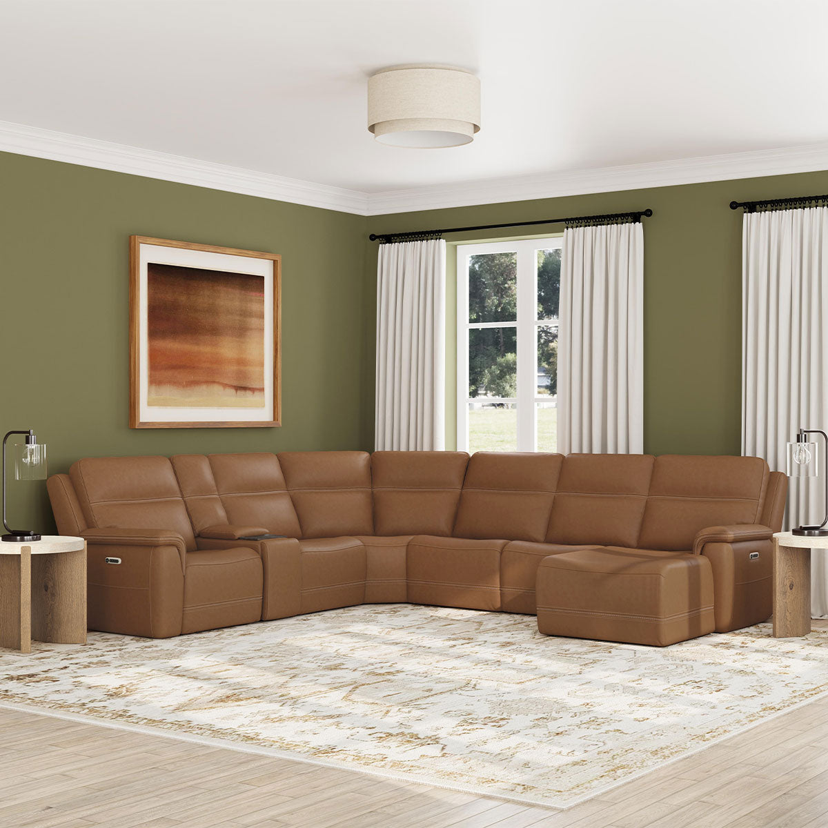 SAWYER HRV 7PC SECT W/CHAISE
