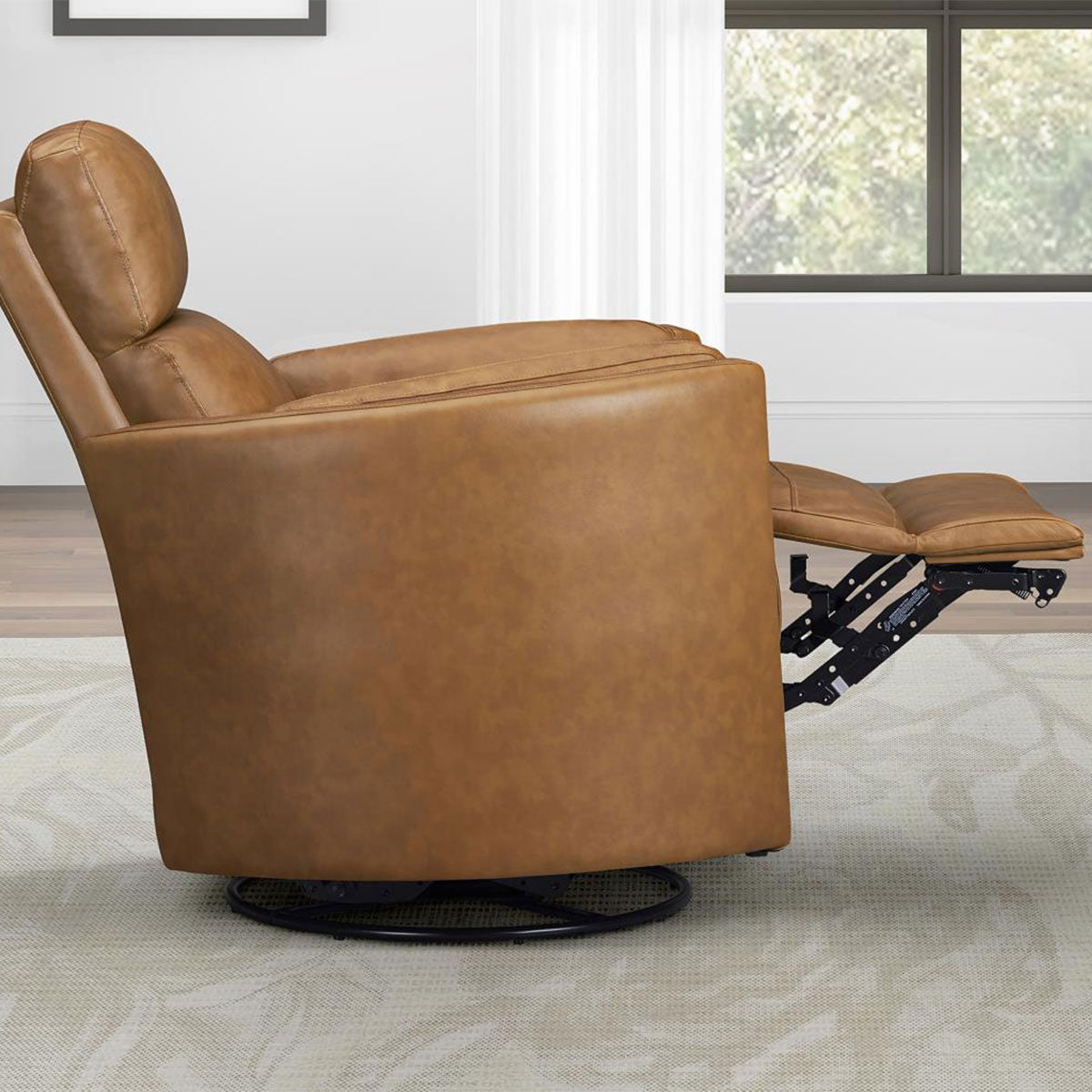 RADIUS LTH RECLINER IN CARAMEL