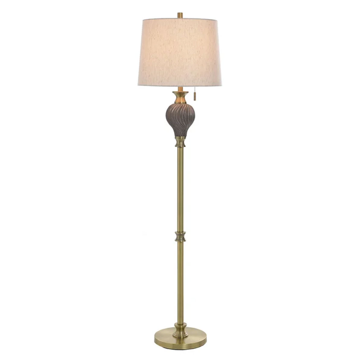 Soot Gold Poly Floor Lamp