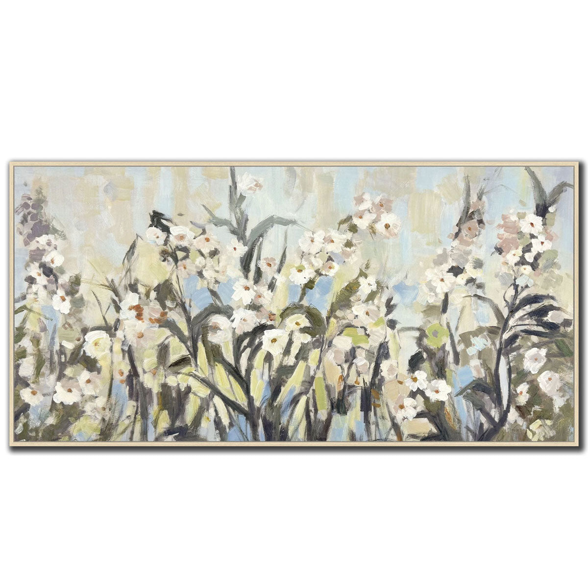 DANCING DAISIES FRAMED ART