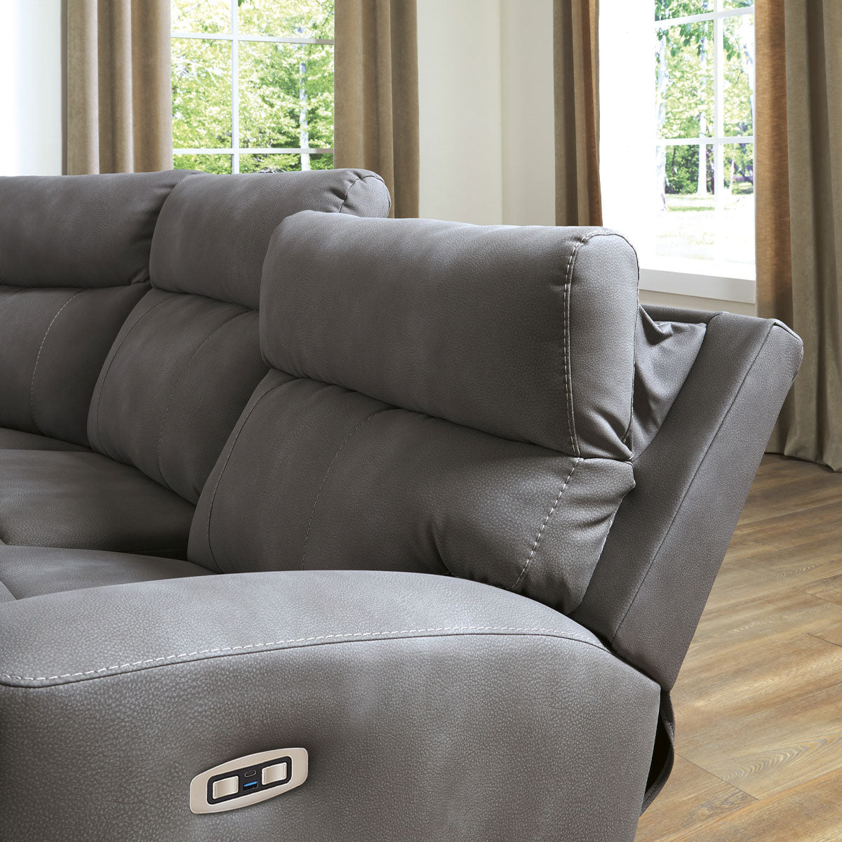 NEXT-GEN SLATE 6PC SECTIONAL