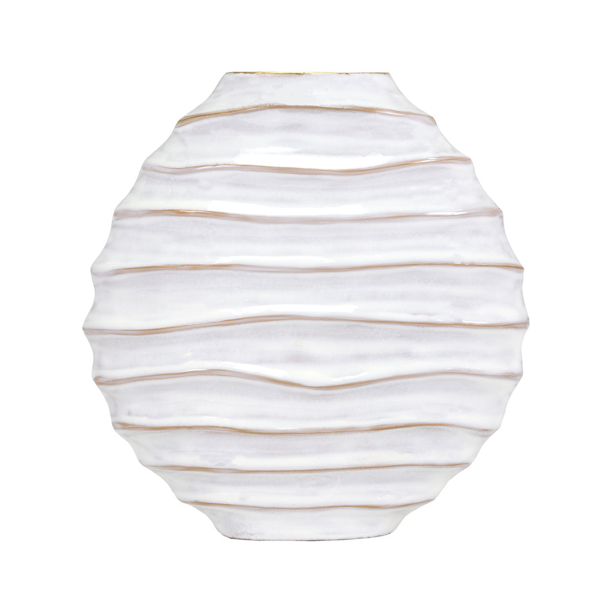 Manuella Rnd Ribbed Vase Lg