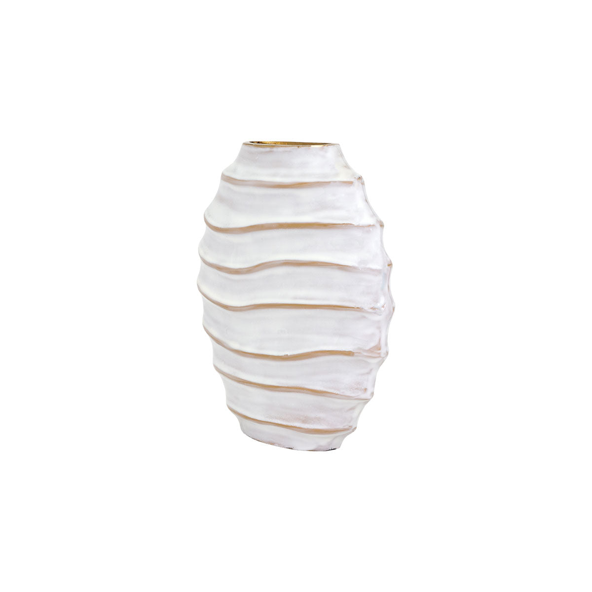 Manuella Rnd Ribbed Vase Sm