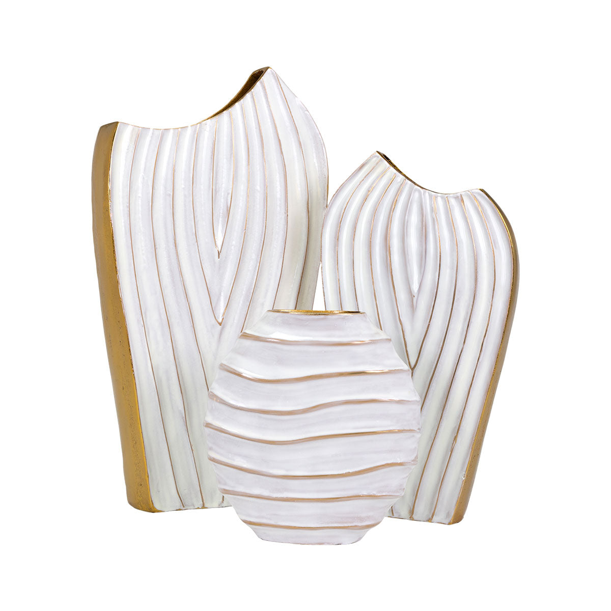 Manuella Rnd Ribbed Vase Sm