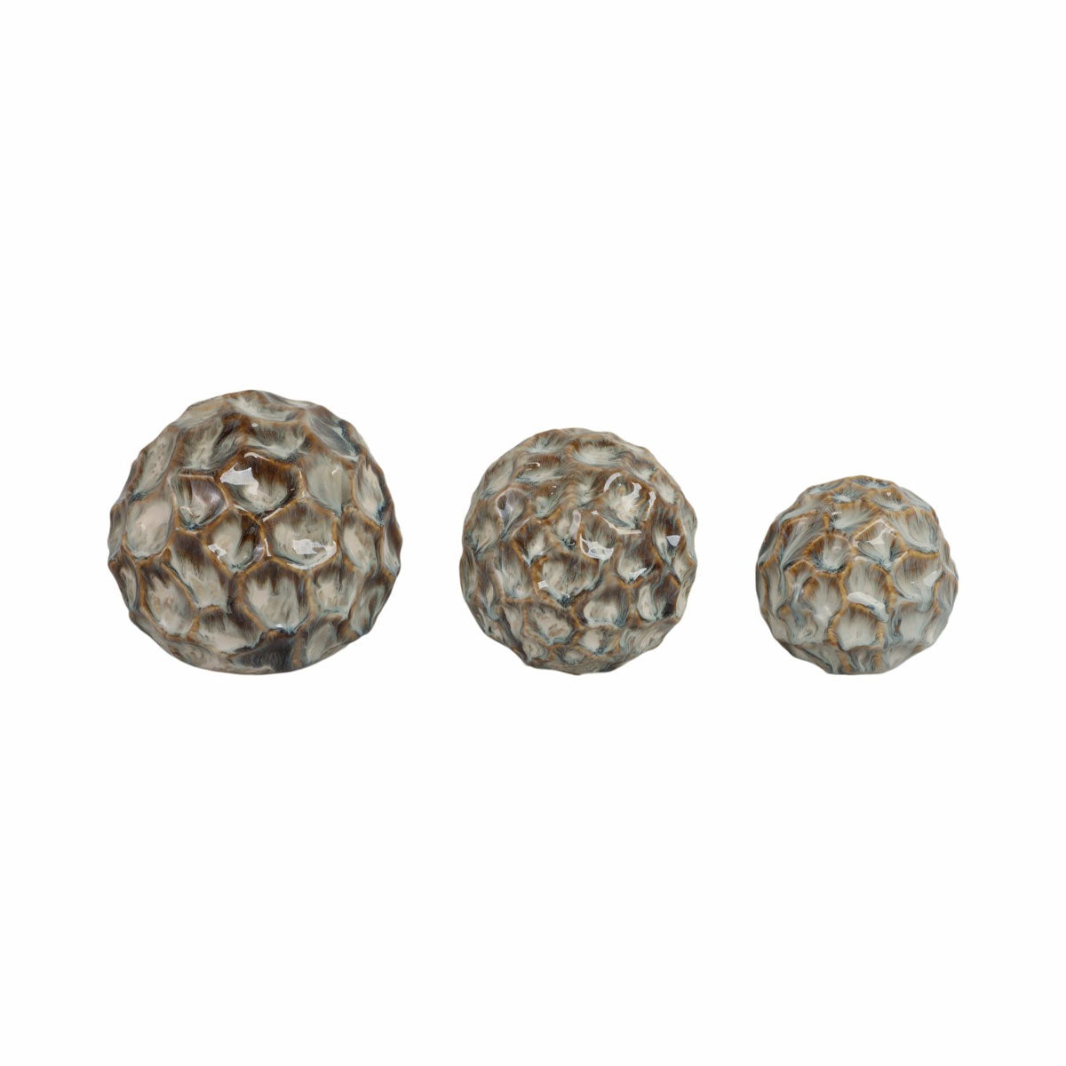 S 3 Decorah Ceramic Deco Spheres