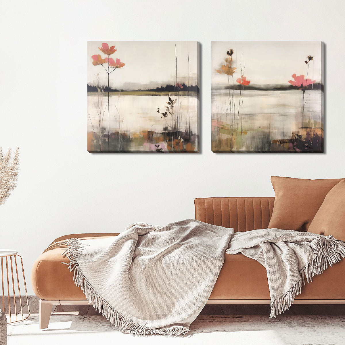 FLOWERY MEADS II CANVAS ART