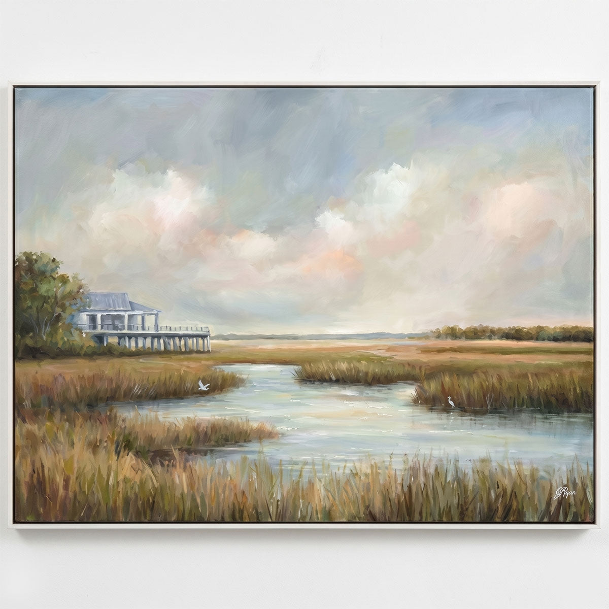 MARSHLAND RETREAT FRAMED ART