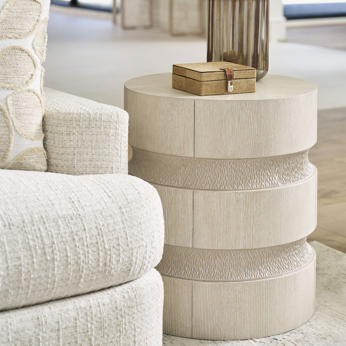 BIANCA ROUND END TABLE