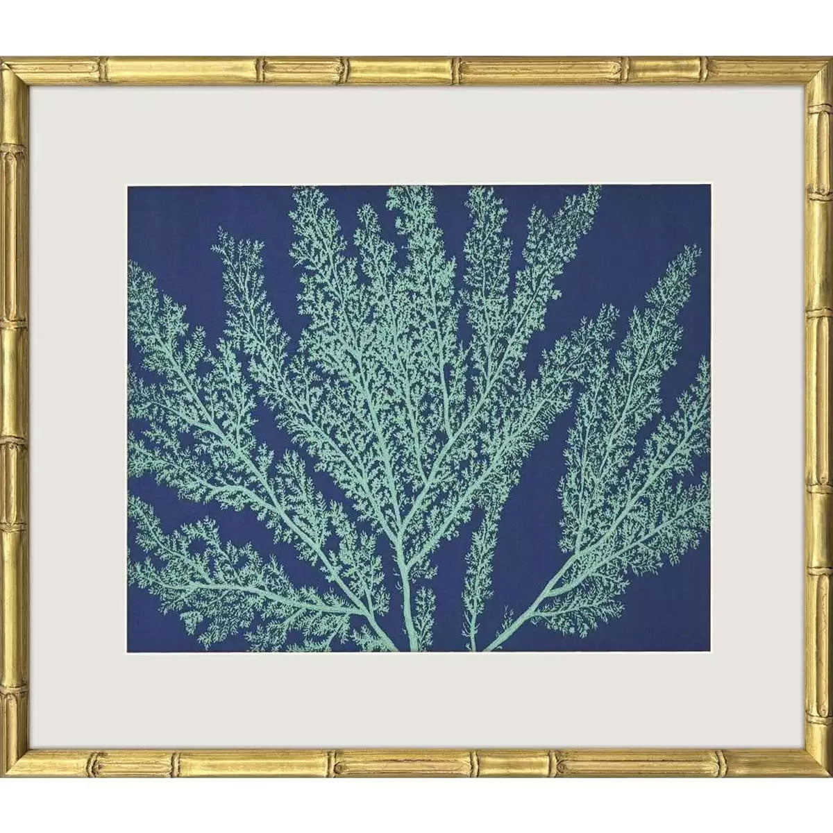 S/4 SEA GARDEN BL/GRN PRINTS