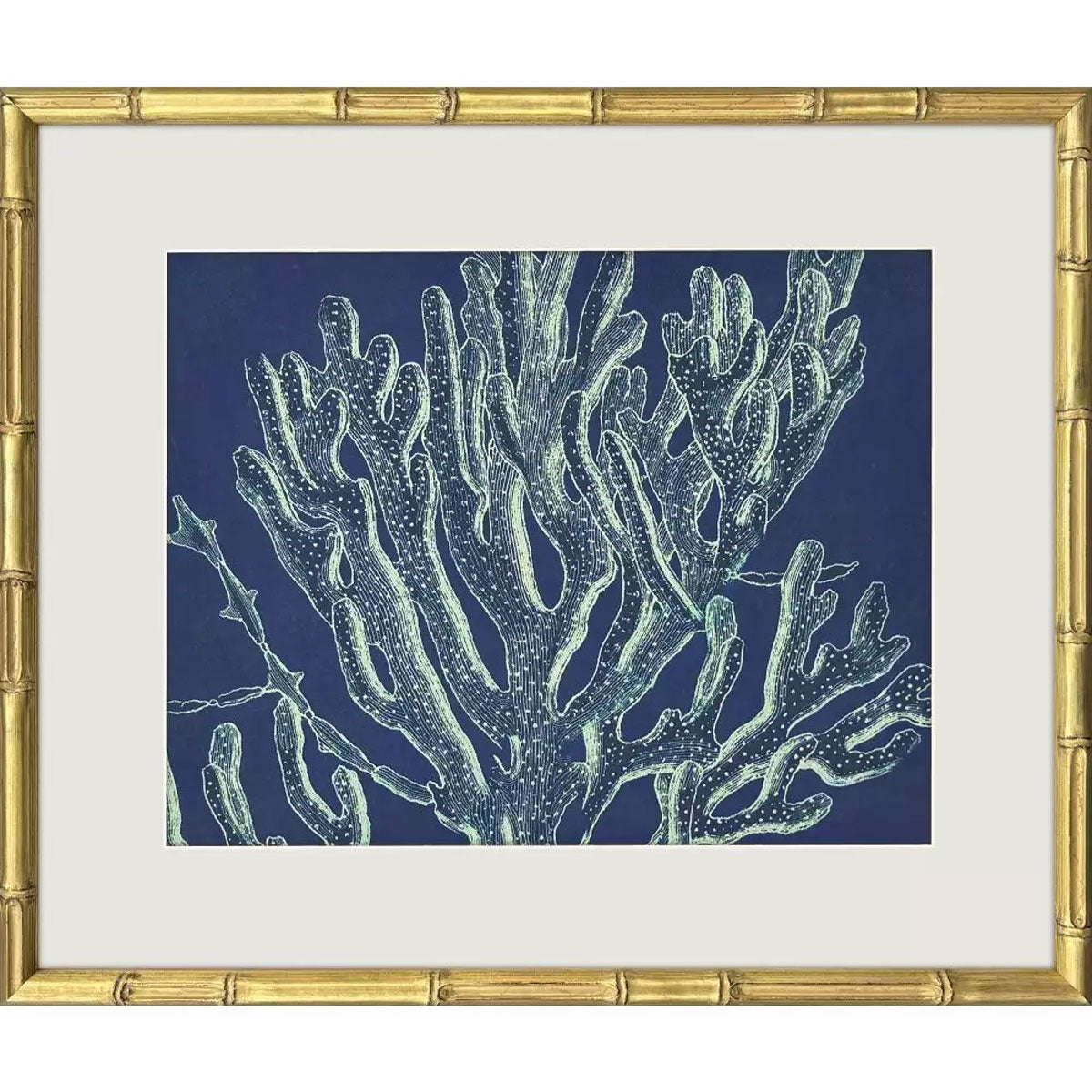 S/4 SEA GARDEN BL/GRN PRINTS
