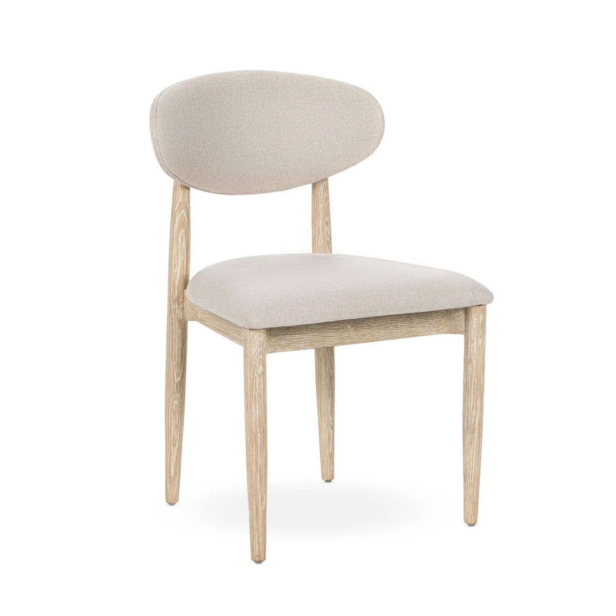 TIBER DIN CHAIR PAIR CREAM WAS