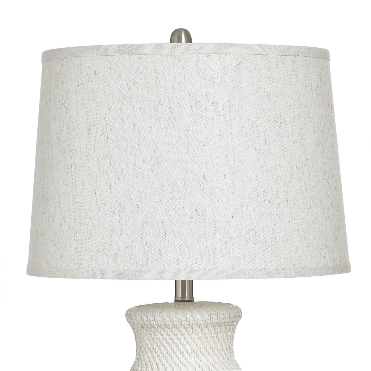 Novac Cream Textured T Lamp
