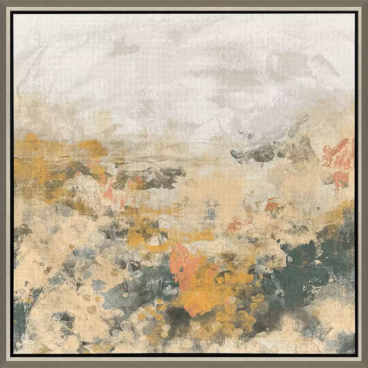 RUSTIC OCHRE MEADOW II ART