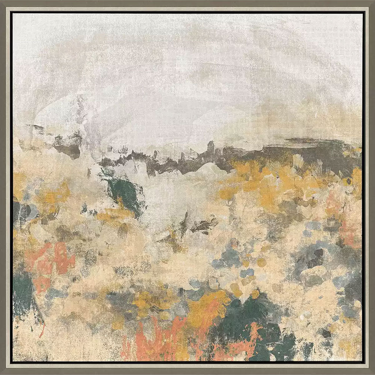 RUSTIC OCHRE MEADOW I ART
