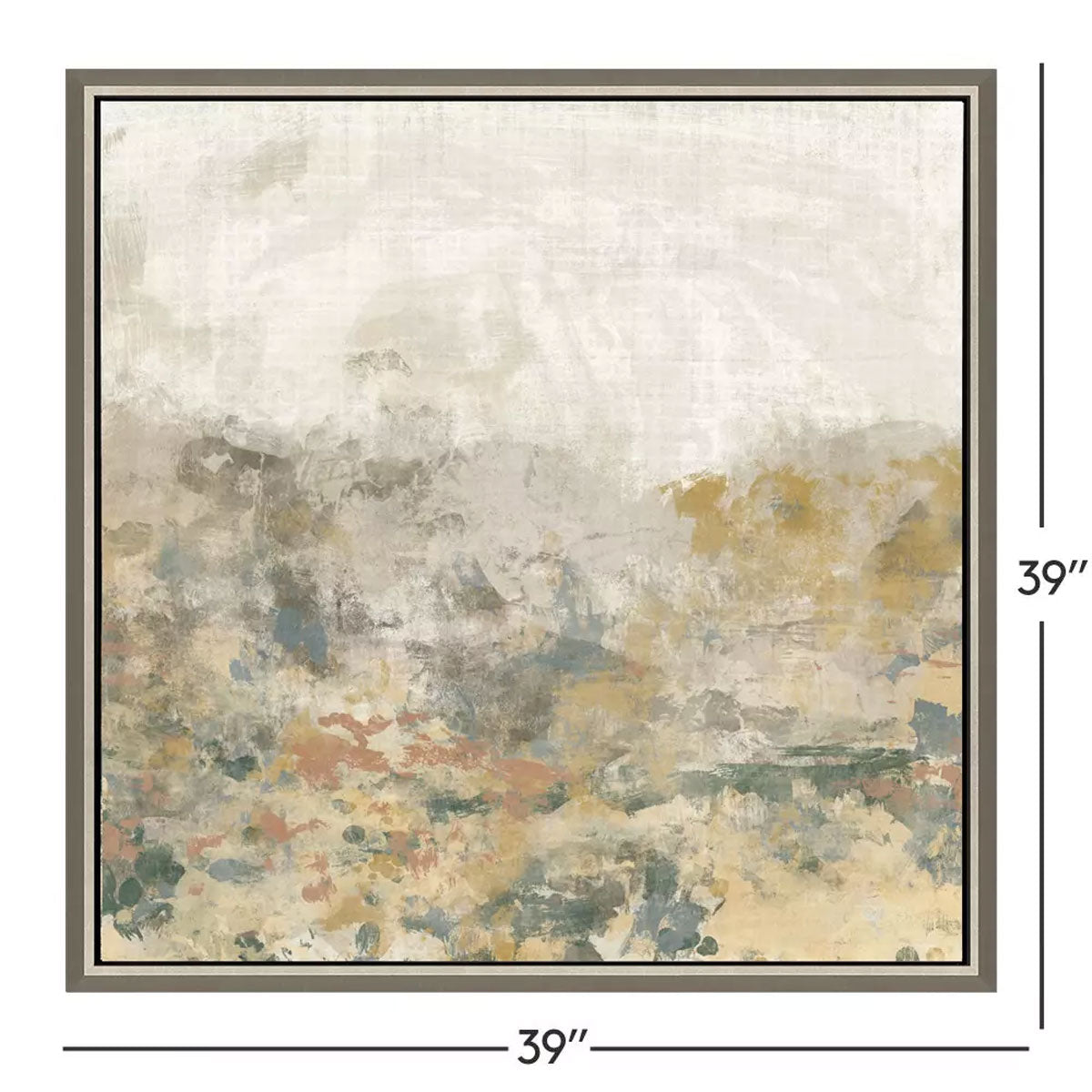 RUSTIC OCHRE MEADOW I ART