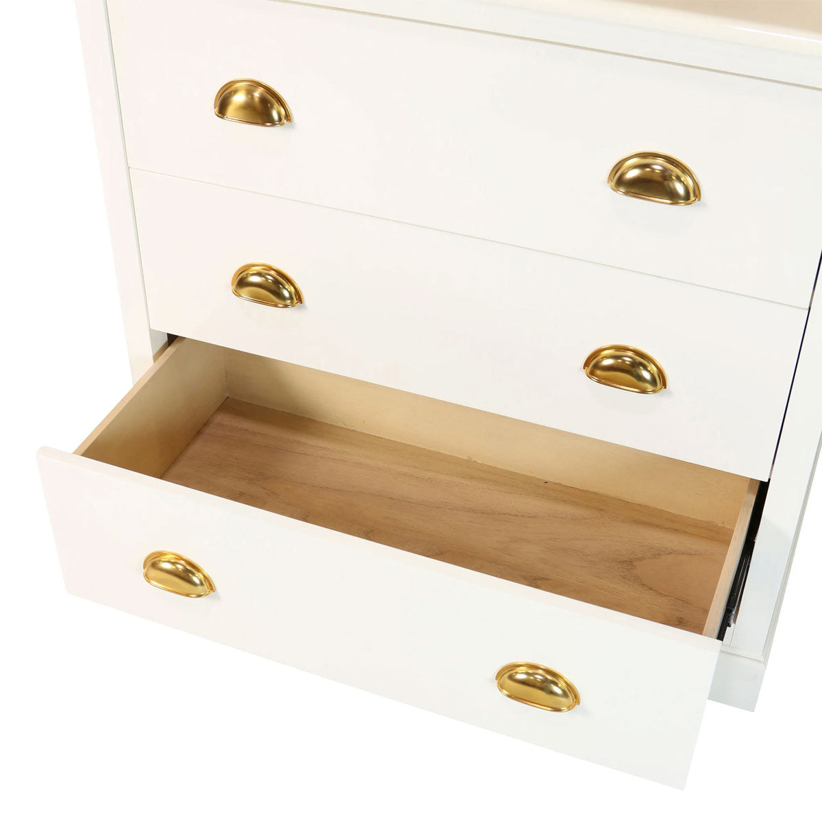 2PC CHEST AND HUTCH IN WHITE