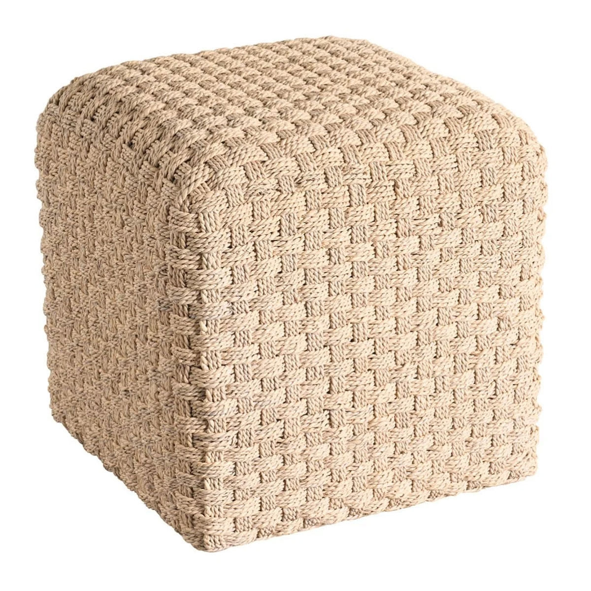 BIRCHAVEN WOVEN POUF