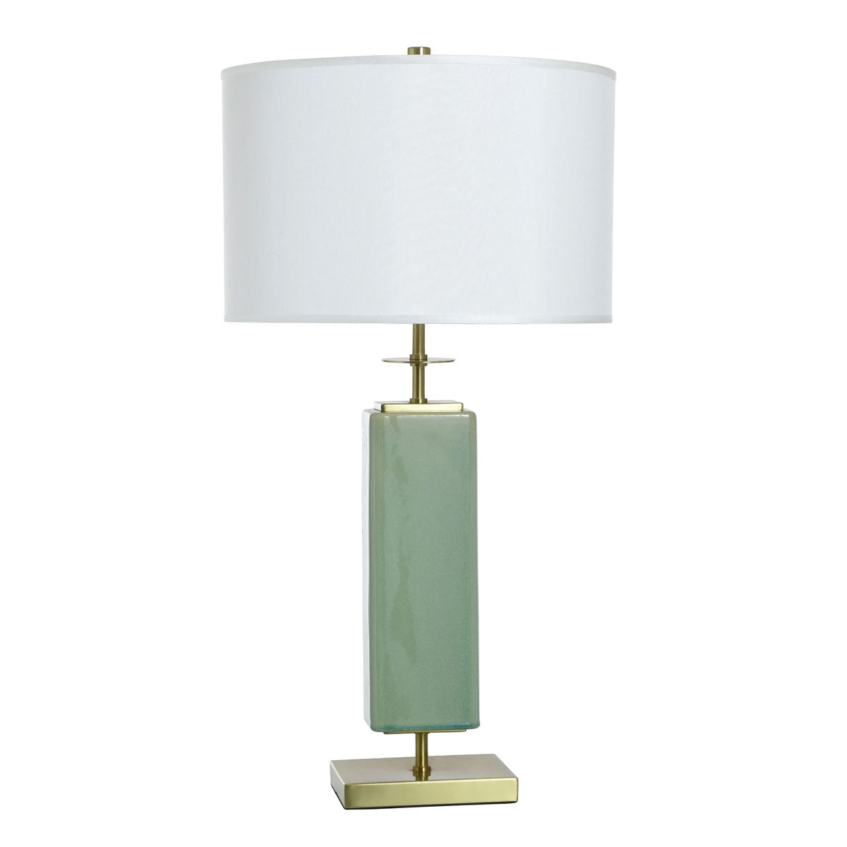 Melon Grn Crkl Glass Tl
