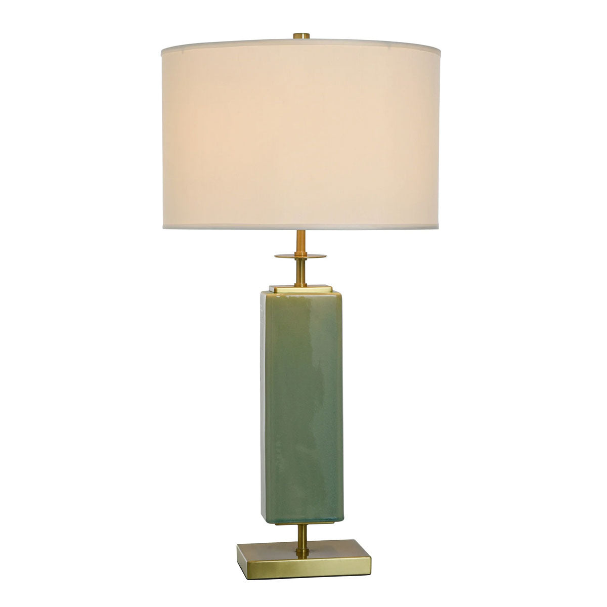 Melon Grn Crkl Glass Tl