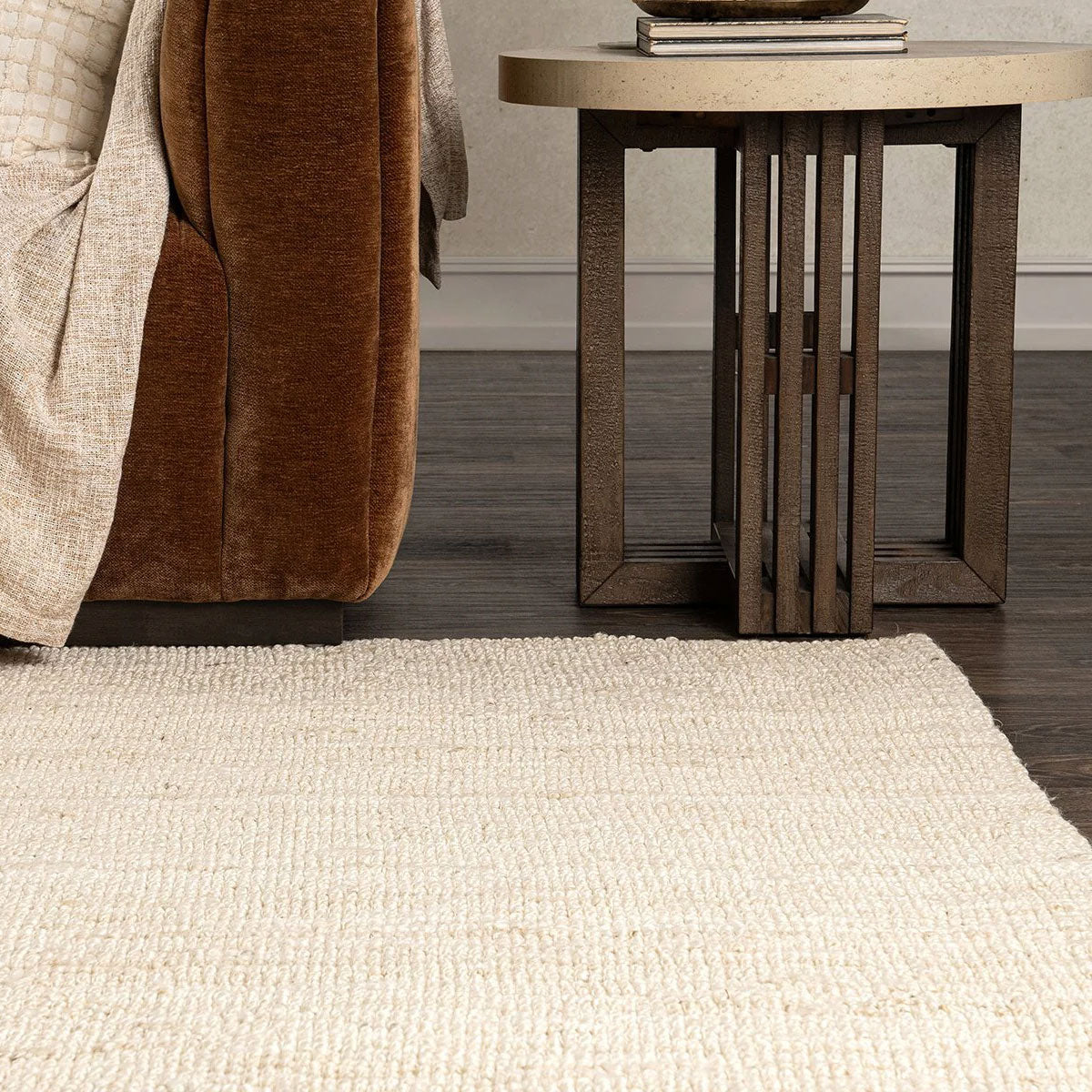 MINI BOUCLE IVORY 8'X10' RUG