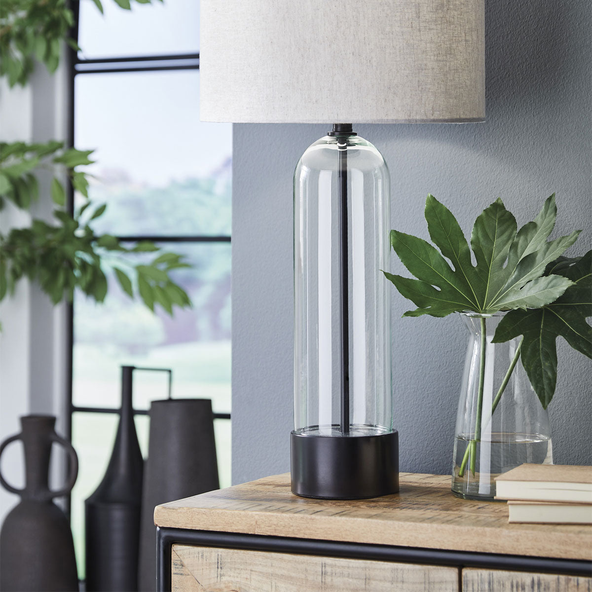 Kerrbrook Glass Table Lamp
