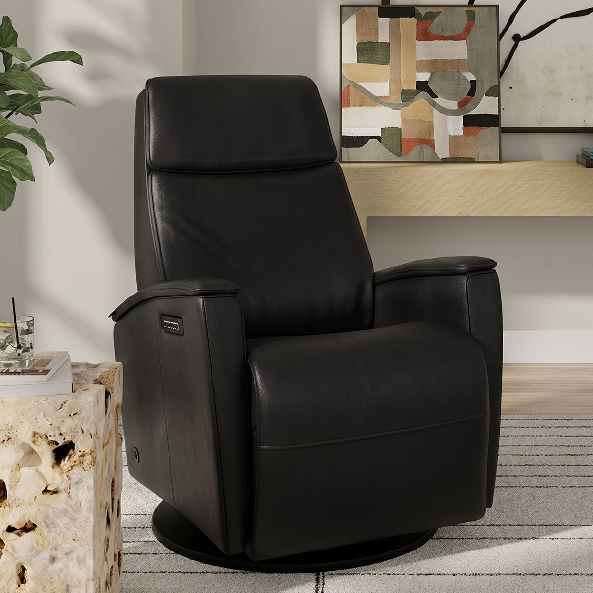 CROWN QS SM BLACK RECL PHR/LUM