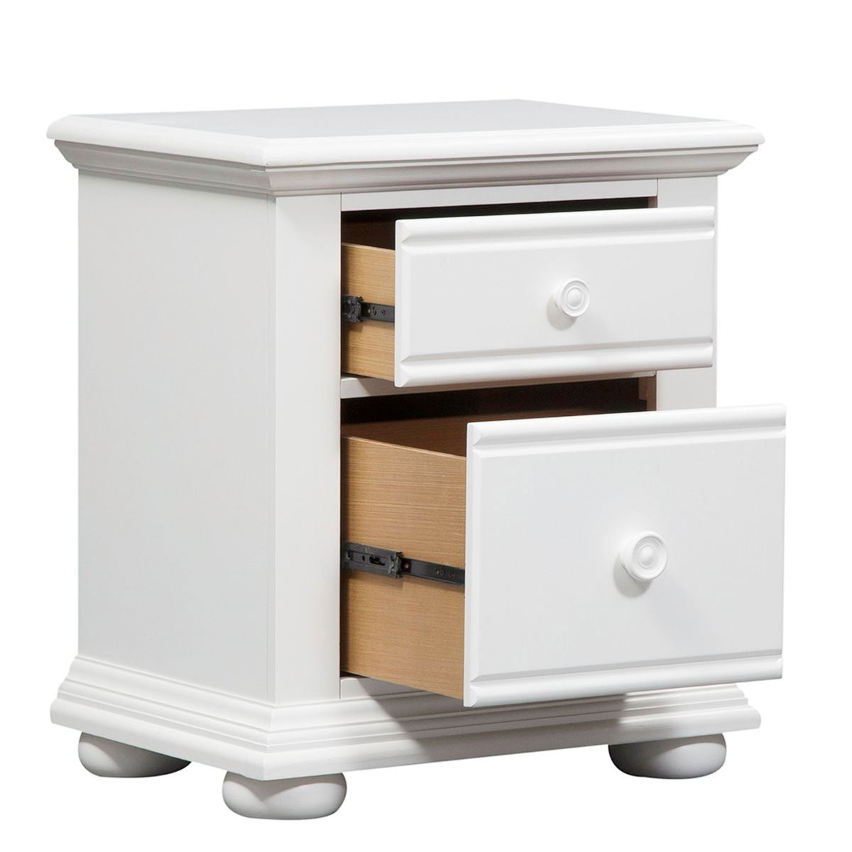 Summer House White 2 Drawer Night