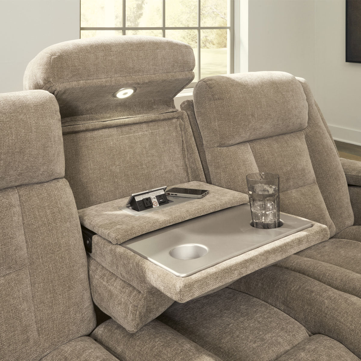 Mixed Motion Brw Sofa With Power Headrest Dr
