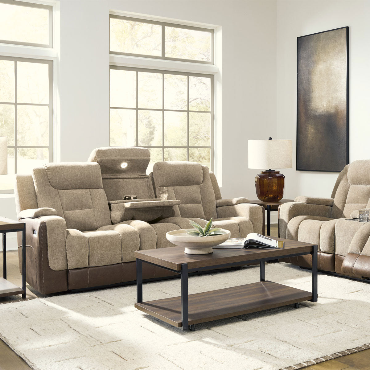 Mixed Motion Brw Sofa With Power Headrest Dr