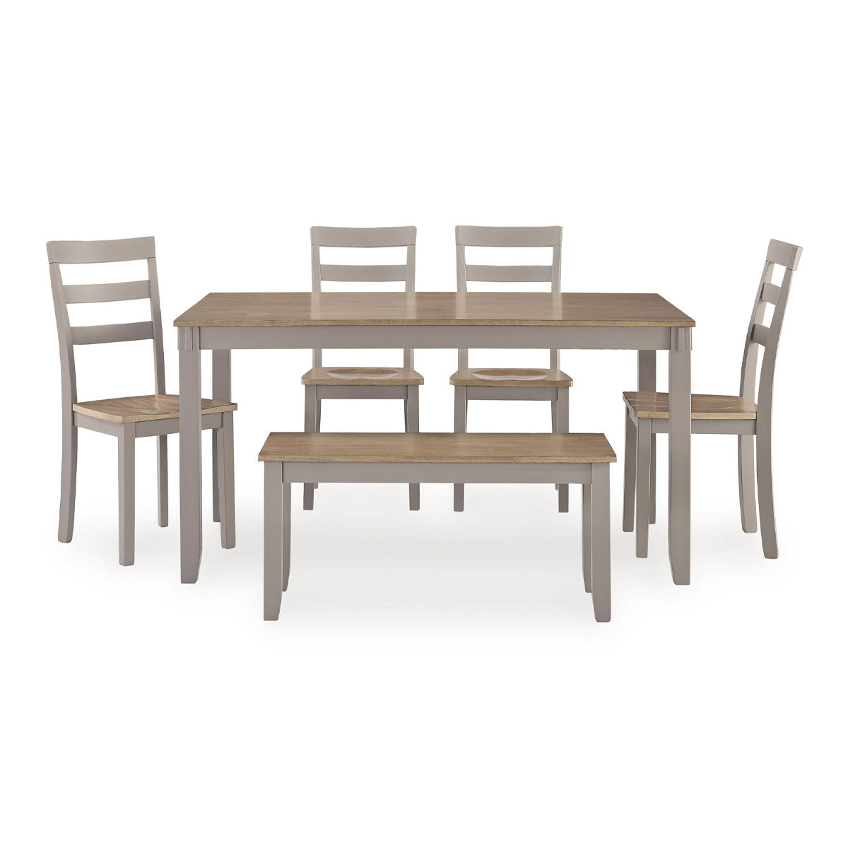 HARPERFELD NAT/GREY 6PC DIN W/