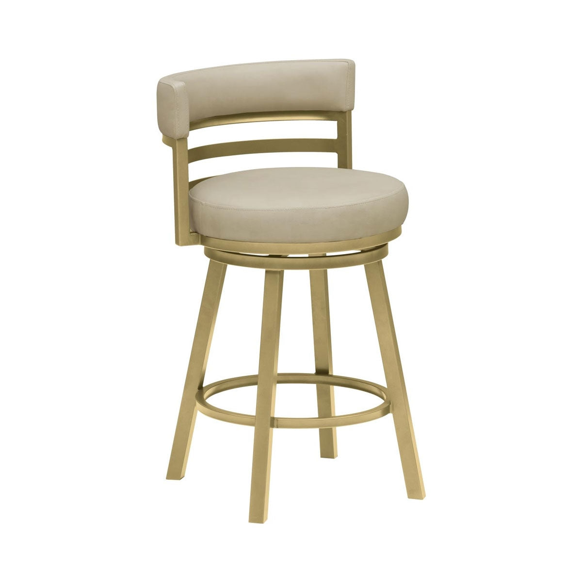 SANTORINI BGE/BRNZE CNT STOOL