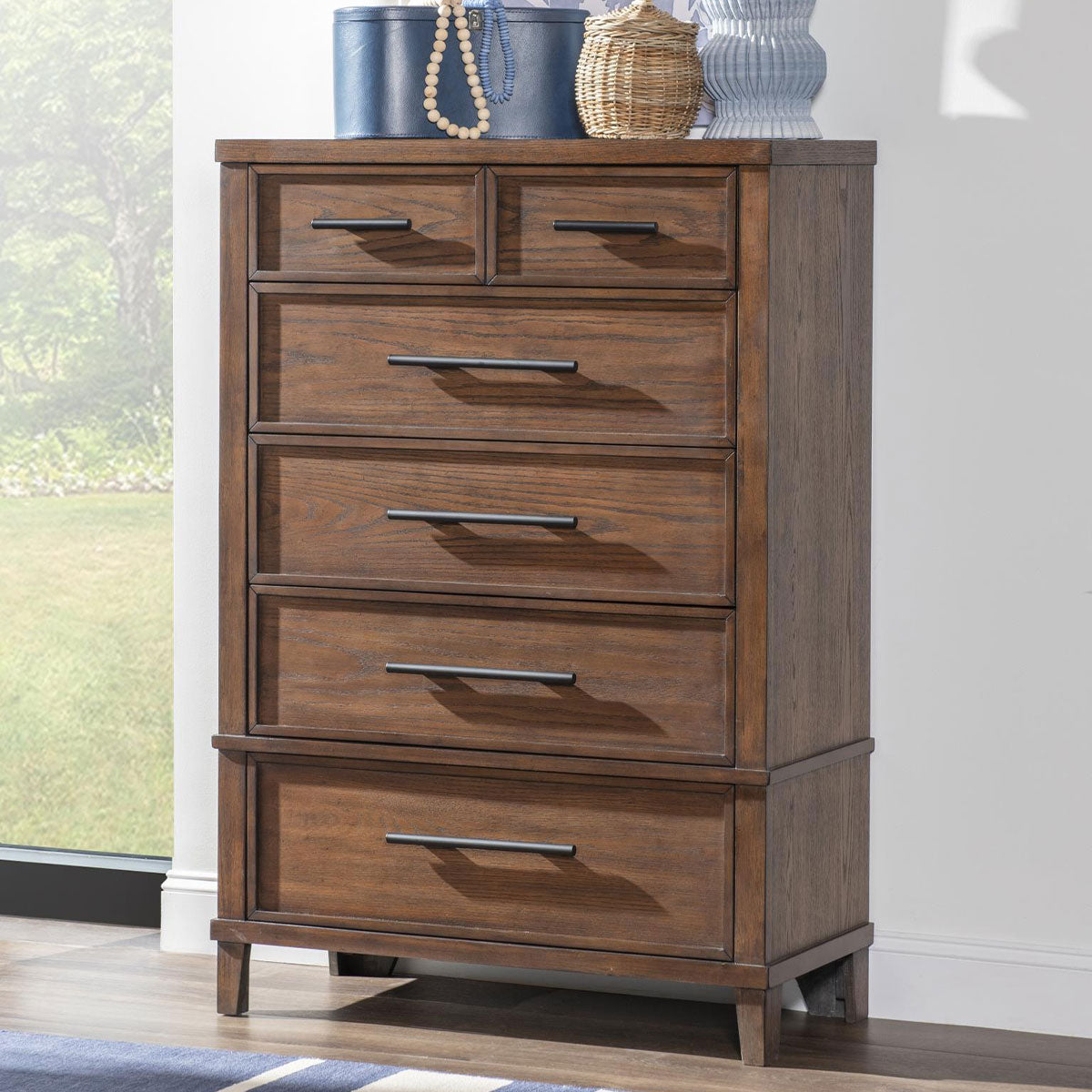 bahama-5-drawer-chest #color_brown