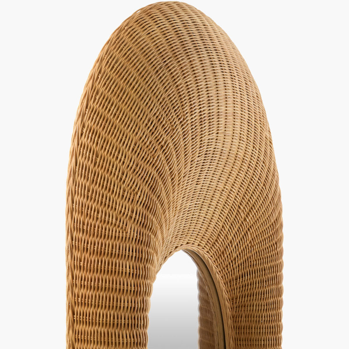 LYE DARK RATTAN ACCENT MIR